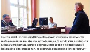 [VIDEO] Sędzia Agnieszka Połyniak uznała policjantów mających problemy z pamięcią za wiarygodnych. Pracodawczynię z Kłodzka skazała prawomocnie na 120 godzin robót publicznych za ich rzekome znieważenie. Ale nie nakazała ich przepraszać!