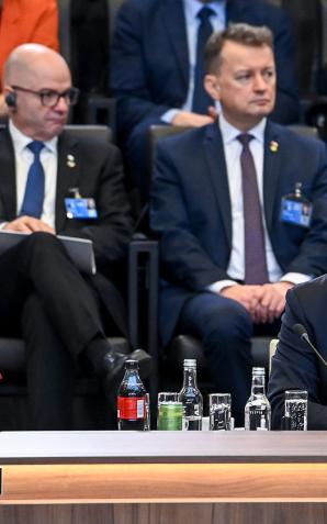 [VIDEO] Nadzwyczajny szczyt NATO z udziałem Andrzeja Dudy w Brukseli