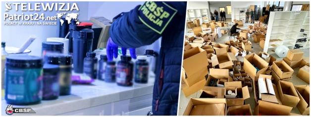 [VIDEO] Rozbita grupa handlowała suplementami zawierającymi narkotyki i sterydy